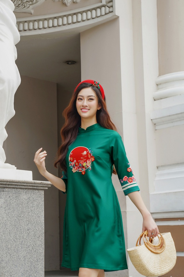 Hoa hậu Lương Thùy Linh tiết lộ xu hướng áo dài Tết dự sẽ “cháy hàng” năm nay - Ảnh 2.