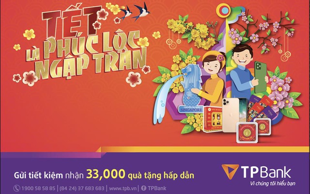 TPBank tặng 33.000 phần qu&agrave; cho kh&aacute;ch h&agrave;ng nh&acirc;n dịp năm mới - Ảnh 1.