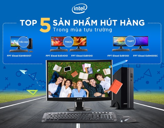 Top 5 máy tính FPT Elead chip Intel hút hàng trong mùa tựu trường - Ảnh 1.