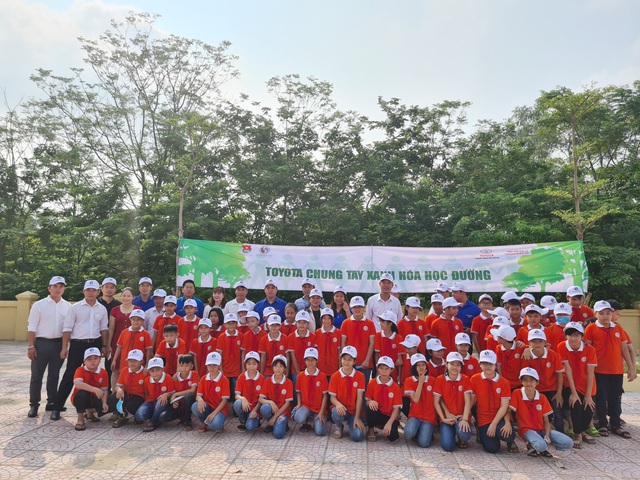 Toyota chung tay xanh hóa học đường 2020 - Hành trình phủ xanh trường học Việt Nam - Ảnh 4.
