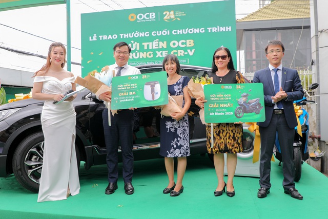 OCB trao thưởng xe ô tô CRV cho khách hàng tại Bình Dương - Ảnh 1.