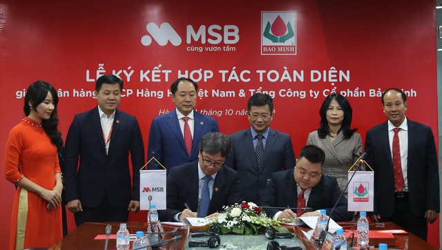 MSB ký kết hợp tác toàn diện với Bảo hiểm Bảo Minh - Ảnh 1.