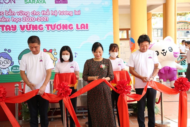 AEON Việt Nam khởi động dự án giáo dục bền vững “sạch đôi tay - vững tương lai” - Ảnh 1.