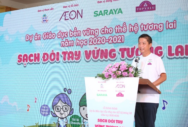 AEON Việt Nam khởi động dự án giáo dục bền vững “sạch đôi tay - vững tương lai” - Ảnh 2.