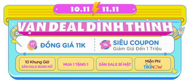 “Thính” deal mùa 11.11: deal 11K, coupon 1 triệu, mua 1 tặng 1, hàng nghìn coupon freeship, chơi game rinh thưởng 1 tỷ đồng! - Ảnh 2.