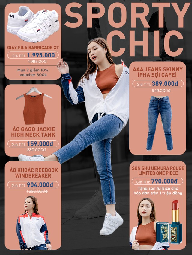 11.11 rồi, quẹo v&agrave;o b&oacute;c c&aacute;c m&oacute;n đồ thời trang gi&uacute;p t&iacute;n đồ m&ecirc; shopping lột x&aacute;c phong c&aacute;ch: H&agrave;ng hiệu ng&uacute;t trời, gi&aacute; vẫn qu&aacute; hời - Ảnh 1.