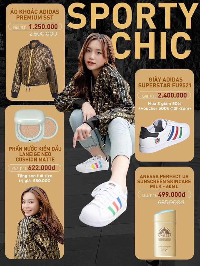 11.11 rồi, quẹo v&agrave;o b&oacute;c c&aacute;c m&oacute;n đồ thời trang gi&uacute;p t&iacute;n đồ m&ecirc; shopping lột x&aacute;c phong c&aacute;ch: H&agrave;ng hiệu ng&uacute;t trời, gi&aacute; vẫn qu&aacute; hời - Ảnh 2.