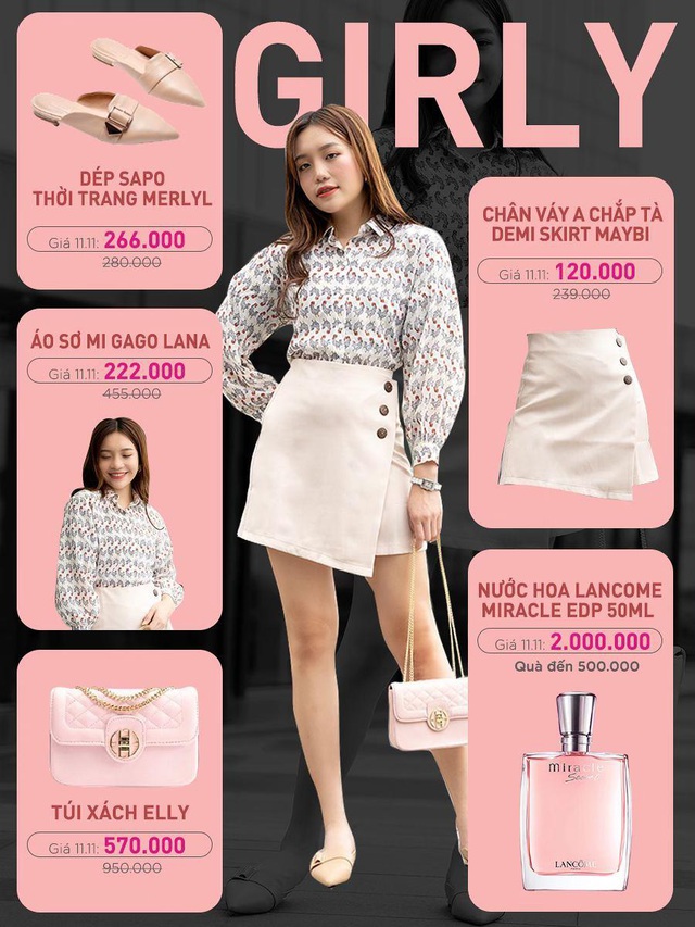 11.11 rồi, quẹo v&agrave;o b&oacute;c c&aacute;c m&oacute;n đồ thời trang gi&uacute;p t&iacute;n đồ m&ecirc; shopping lột x&aacute;c phong c&aacute;ch: H&agrave;ng hiệu ng&uacute;t trời, gi&aacute; vẫn qu&aacute; hời - Ảnh 3.