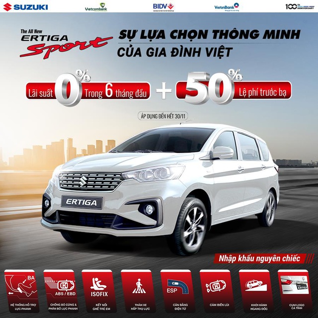 Tiếp tục ghi kỷ lục doanh số, Suzuki ưu đãi hấp dẫn giai đoạn cuối năm - Ảnh 3.