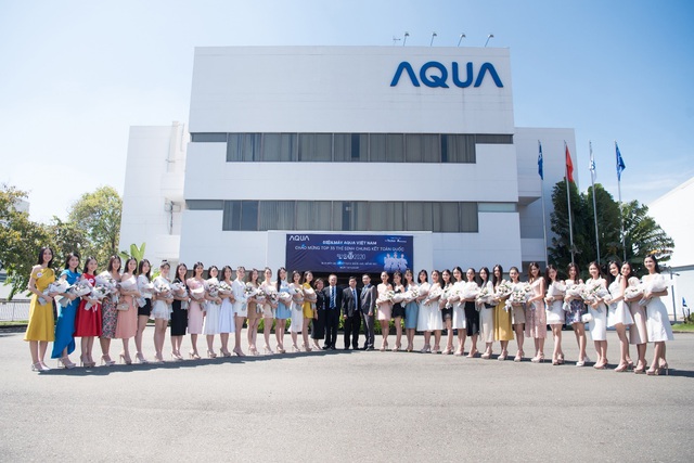 AQUA Việt Nam chào mừng Top 35 thí sinh HHVN 2020 tham quan nhà máy tại Đồng Nai - Ảnh 3.