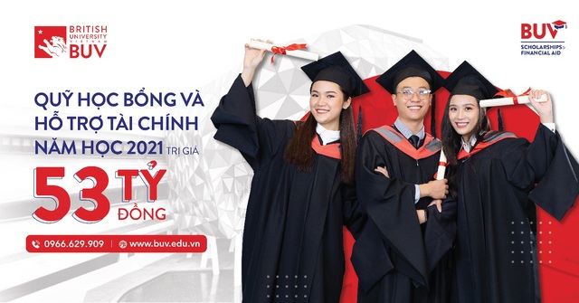 Trường Đại học Anh Quốc Việt Nam nâng giá trị quỹ học bổng và hỗ trợ tài chính trong năm học 2021 lên tới 53 tỷ đồng. - Ảnh 1.