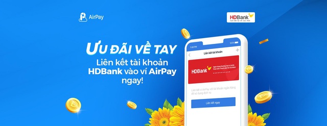 Đón “mưa ưu đãi” nhờ liên kết tài khoản/thẻ nội địa HDBank vào ví AirPay! - Ảnh 1.