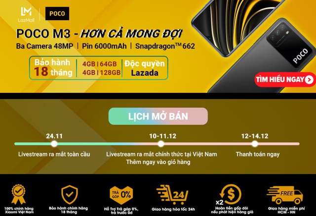 Đặt trước iPhone 12 hôm nay giảm hơn chục triệu đồng, các quái thú Xiaomi đua nhau giảm sốc đầu tháng 12 - Ảnh 5.