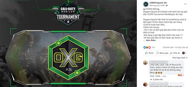 Oxygen Esports & ProGK - 2 đội tuyển khách mời danh dự của giải Call of Duty Mobile Tournament - Ảnh 3.