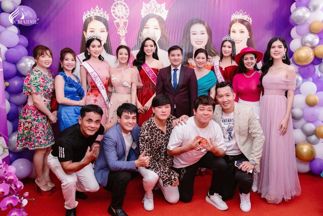 Top Hoa hậu Việt Nam 2020 đến chúc mừng nước hoa Charme khai trương trụ sở công ty tại TP.HCM - Ảnh 3.