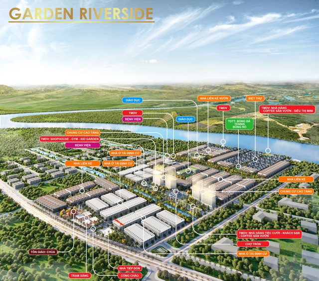 Garden Riverside- Dự án pháp lý hoàn chỉnh hiếm hoi tại Long An - Ảnh 1.