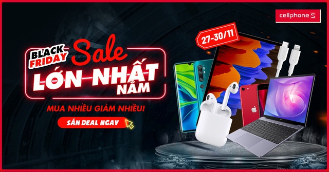 Mời anh em vào săn đồ công nghệ giảm 50%   tại CellphoneS dịp Black Friday - Ảnh 4.