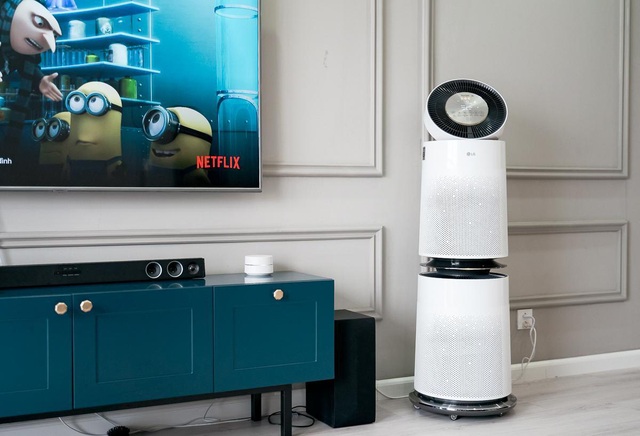 Trải nghiệm máy lọc không khí LG PuriCare 360 độ: Lọc hiệu quả 99% bụi siêu mịn PM0.01, thiết kế sang trọng, tinh tế - Ảnh 2. Trải nghiệm máy lọc không khí LG PuriCare 360 độ: Lọc hiệu quả 99% bụi siêu mịn PM0.01, thiết kế sang trọng, tinh tế - Ảnh 2.