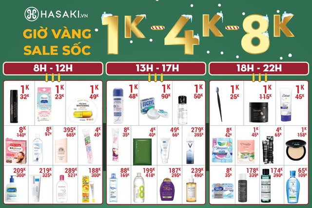HOT: Hasaki chuẩn bị khai trương chi nhánh 13 ngay trung tâm Q.1, mở bán loạt deal mỹ phẩm chính hãng 1K - 4K - 8K - Ảnh 1.