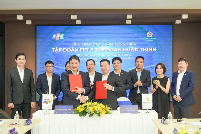 Tập đoàn Hưng Thịnh ký kết hợp tác chiến lược cùng Tập đoàn FPT - Ảnh 1.