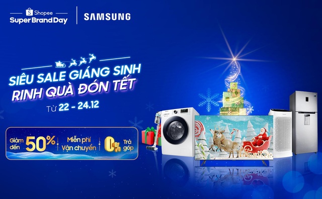 Samsung giảm sốc đến 50% , “chốt đơn” ngay để trang hoàng nhà cửa đón Giáng sinh thôi! - Ảnh 1.