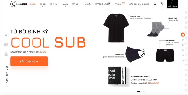CoolSub: Thêm giải pháp mua sắm thông minh cho nam giới hiện đại, mua 1 lần đồ mới bận mỗi tháng - Ảnh 1.