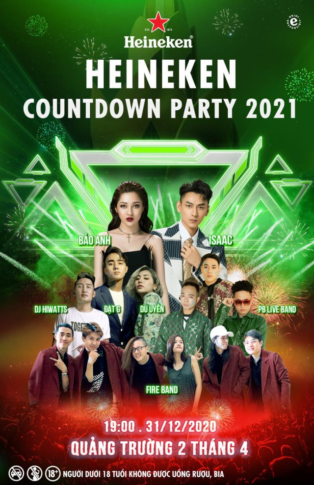 Cùng chào đón 2021 với đại tiệc Heineken Countdown - Ảnh 4.