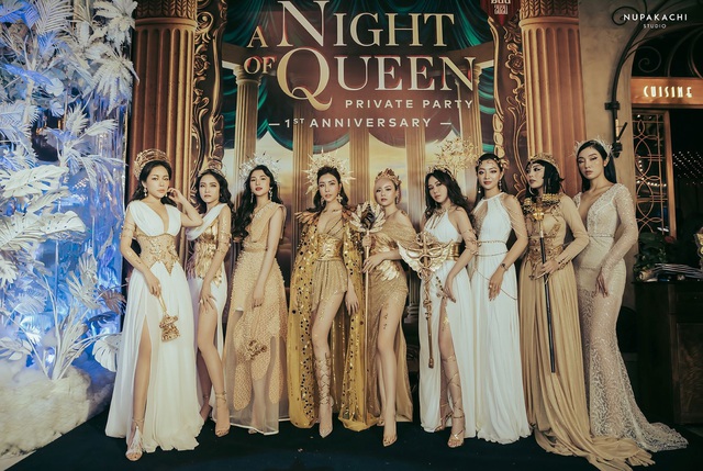 “Night of Queen” - Đêm tiệc mang phong cách Hy Lạp quy tụ dàn hotgirl đình đám Hà thành - Ảnh 3.