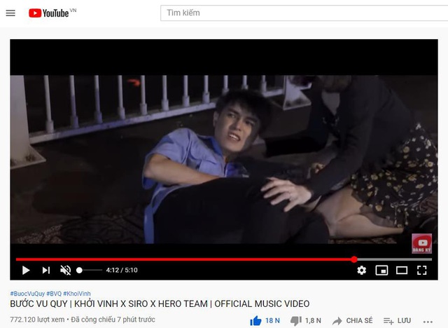 MV Bước Vu Quy của Khởi Vinh và Hero Team đạt 770k view sau 7 phút công chiếu - Ảnh 1.