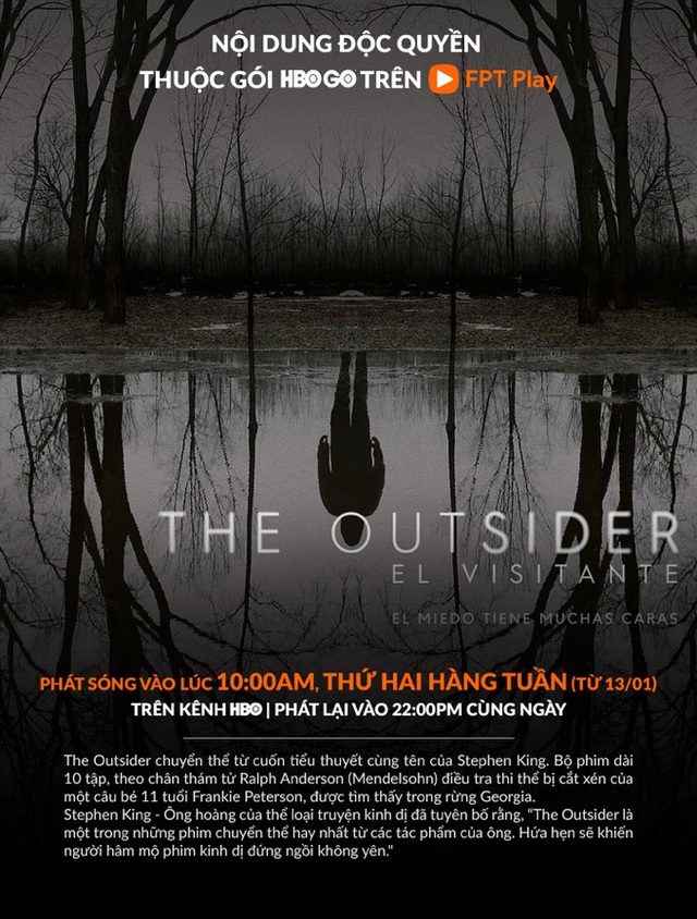 Tiểu thuyết “The Outsider” của Stephen King được chuyển thể thành serie chiếu trên HBO GO - Ảnh 2.