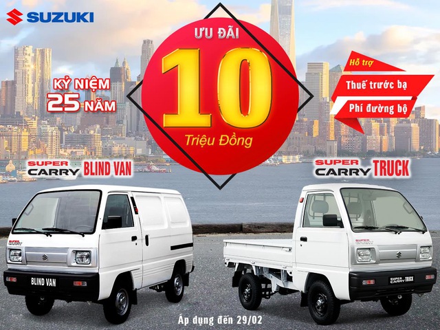 Suzuki tiếp tục ưu đãi cho xe Carry Truck và Blind Van - Ảnh 2.