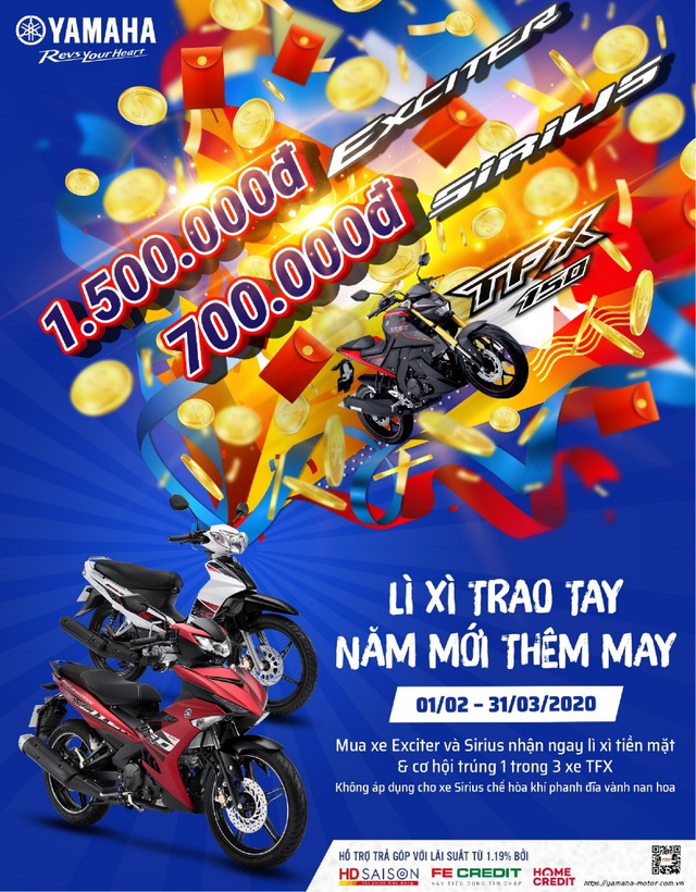 Yamaha tung các ưu đãi “hot” khiến khách hàng đổ xô đi mua xe sau Tết - Ảnh 2.