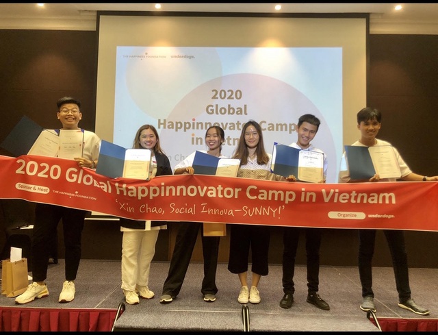 Xây dựng app đọc sách cho người mù, sinh viên HSU thắng giải tại Global Happinnovator - Ảnh 3.