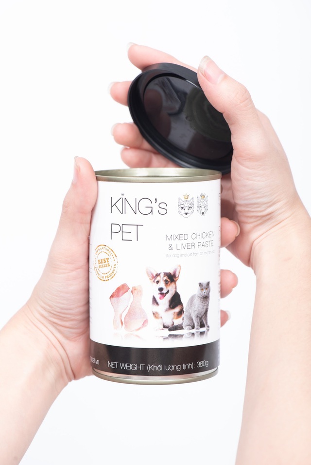 Pate chó mèo King’s Pet – Bùng nổ Combo dinh dưỡng tươi ngon giao tận nơi mùa dịch - Ảnh 3.