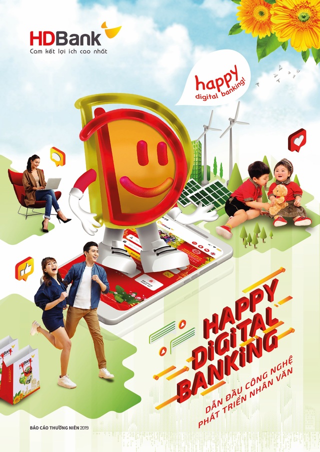 Báo cáo thường niên 2019, HDBank định hướng phát triển “Happy Digital Bank” - Ảnh 1.