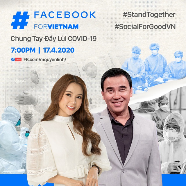 Facebook cùng Hội Chữ thập đỏ, các nghệ sĩ và đối tác Việt Nam ra mắt chương trình livestream chung tay đẩy lùi COVID-19 trong khuôn khổ chiến dịch “Facebook vì Việt Nam - Ảnh 1.
