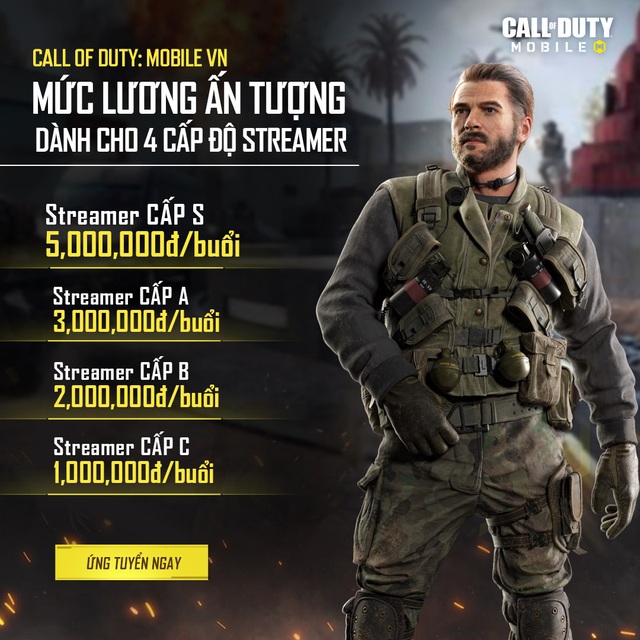 Nhận lương tiền triệu từ Call of Duty: Mobile VN - Ảnh 2.