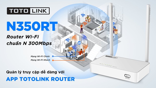 Router Wi-Fi TOTOLINK N350RT - Router giá rẻ phù hợp với nhu cầu sử dụng của mọi người - Ảnh 2.