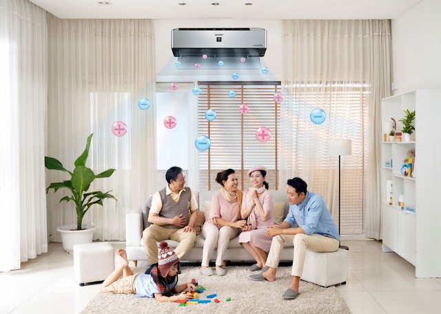 M&aacute;y lạnh th&ocirc;ng minh Sharp ra tay m&ugrave;a C&ocirc; Vy - Ảnh 1.