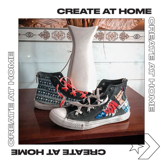 Converse thực tế hóa thương hiệu giữa mùa Covid với #CreateAtHome - Ảnh 4.