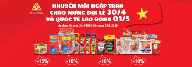 Khuyến mãi ngập tràn với Vissan nhân dịp lễ 30/4 và 1/5 và chính thức hợp tác với Sendo - Ảnh 1.