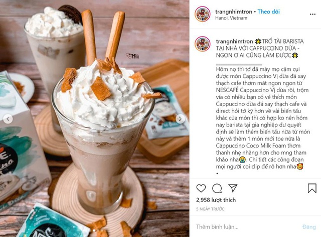 Giải mã Cappuccino dừa, Café Tequila khiến dàn Food Blogger và hội yêu bếp, nghiện nhà mê mẩn - Ảnh 2.