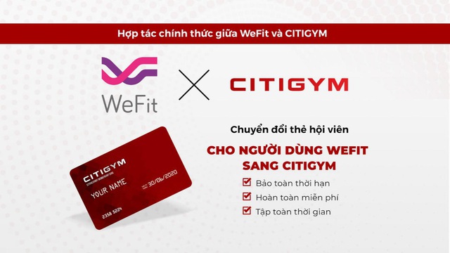 WeFit đã công bố Citigym là hệ thống chính thức hỗ trợ khách hàng của mình tại TP. Hồ Chí Minh - Ảnh 1.