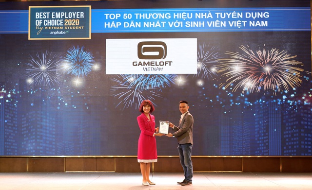 Gameloft đạt danh hiệu nhà tuyển dụng về game hấp dẫn sinh viên - Ảnh 1.