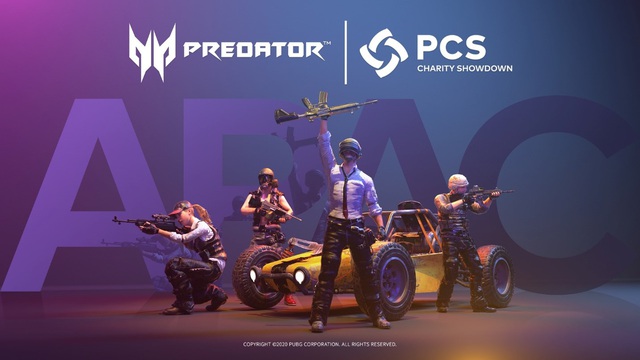 Acer Predator là nhà tài trợ chính thức cho giải đấu vì cộng đồng PUBG Continental Series (PCS) APAC Charity Showdown - Ảnh 1.