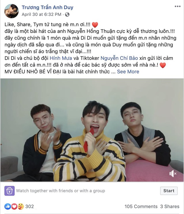 Giới trẻ nghỉ lễ m&ugrave;a dịch: Chao đảo với những bản cover b&agrave;i h&aacute;t ph&ograve;ng chống dịch si&ecirc;u cute - Ảnh 4.