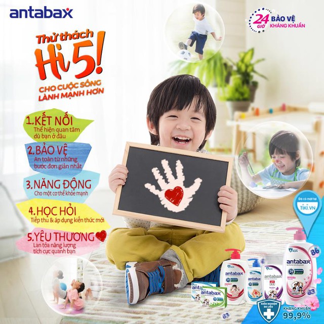 500 ph&uacute;t lan toả năng lượng t&iacute;ch cực c&ugrave;ng Hi5! Antabax - Ảnh 1.