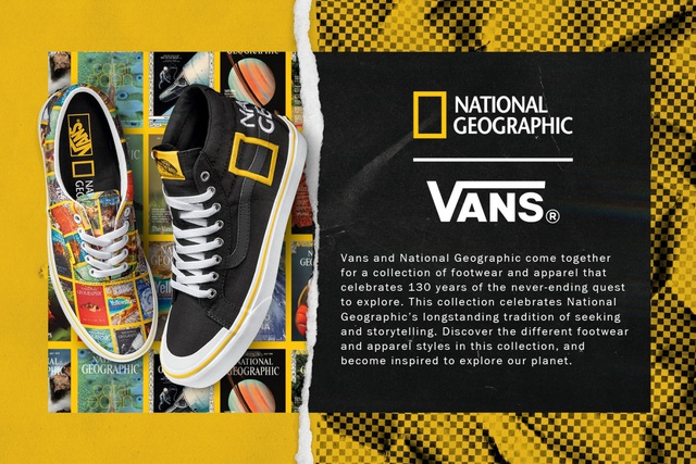 Vans lại gây sốt với siêu phẩm mới, vinh danh 132 năm cống hiến của National Geographic - Ảnh 1.