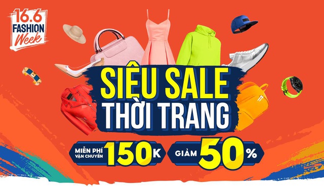 Săn deal mỏi tay, nhận ngay nửa giá với Tuần Lễ Thời Trang - Giảm 50% trên Shopee trong ngày 16.06 - Ảnh 1.