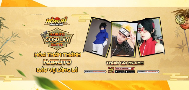 Hỏa Chí Anh Hùng tổ chức cuộc thi Cosplay - Naruto Cosplay Battle tặng luôn tiền mặt “độc nhất vô nhị” - Ảnh 1.